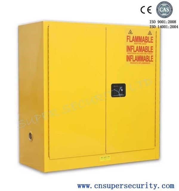Red Paint Ink Chemical Storage Cabinet For Flammable Liquids 60 Gallon Free of charge 1