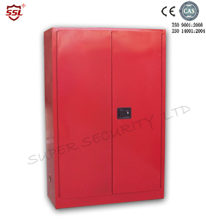 Industrial Chemical Metal Storage Cabinet With Adjustable 2 Shelves , 340l 1